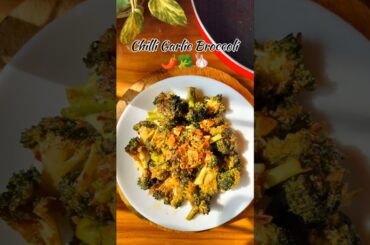 Chilli Garlic Broccoli Recipe| Unique Broccoli Recipe #recipe #food #shorts #viralvideo #broccoli