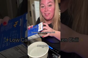 #creatorsearchinsights ✨Low Carb white chicken chili & then turning it into a pasta for these