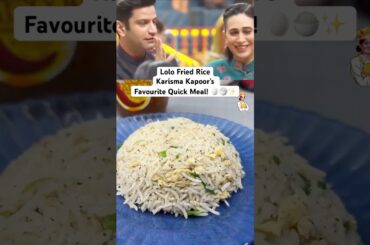 Egg Pepper Fried Rice | Karisma Kapoor’s Favorite Quick Meal! 🥚🍚✨ #ricenoodles
