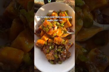 Easy and yummy 5 min chili paneer recipe  #food #recipe #ytshorts #shorts