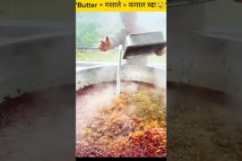 Butter Wala Spicy Sticky Rice 😍🔥 | Desi Style Glutinous Rice Recipe #shorts#shortsfeed#cooking