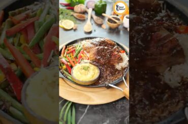 Sizzling Grilled Chicken with Garlic Pepper Sauce Recipe by Food Fusion