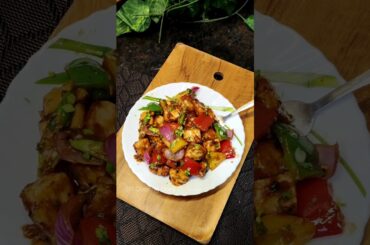 Paneer chilli starter recipe | Chilli paneer #recipe #cooking #food #easyrecipe #foodshorts #foodie