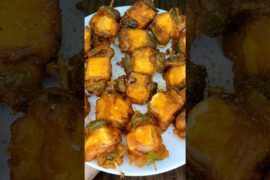 Crispy Paneer Capsicum Bites | Perfect For Evening Snacks #shorts #recipe #snacks #viral #trending