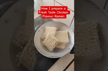 How To A Tasty Pepper Chicken Flavour Ramen Recipes. #howtomakecookingoilathome