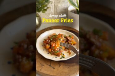 Honey Chilli Paneer Fries🍟#shorts #recipe #food #paneer #fries #youtubeshorts #cooking #viral