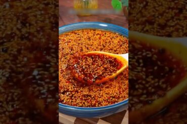 Restaurant Style Chilli Oil – Secret Recipe Revealed #shorts #shortsfeed