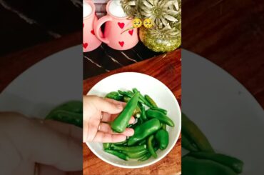 green chilli pickle recipe #shorts #youtubeshorts #chopping #food #subscribe #pickle #cookwithurwa