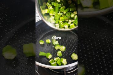 Spicy Chilli Okra💚#food #recipe #cooking #tamil #shorts #trending #youtubeshorts #viral #fyp #foryou