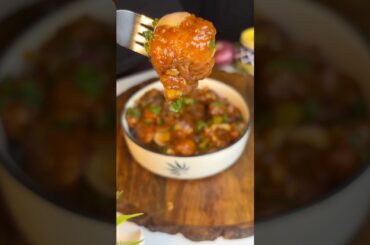 Crispy Manchurian #shorts  #viralvideo  #food 🔥| Street Style Chilli Garlic Snack | Veg Starter