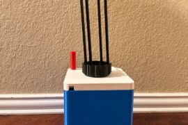 3D Printed Aeroponics unit with Yellow Moruga
