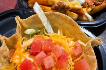 Th chicken nacho fries are fantastic