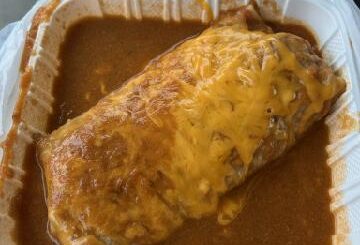 Wet burrito from Al & Bea's