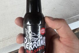 New hot sauce at my neighborhood taco truck - highly recommend