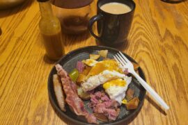 A breakfast a heart surgeon could love.