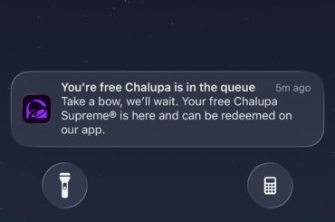 I guess I am free Chalupa now