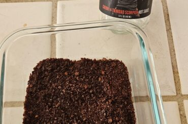 An attempt at powderizing hot sauce