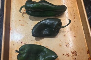 Poblano Reaper sauce I made tonight. Found some reapers at HEB and decided I’d have some fun. Absolutely delicious sauce.