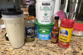 Blended all this to make a healthy creamy hot sauce