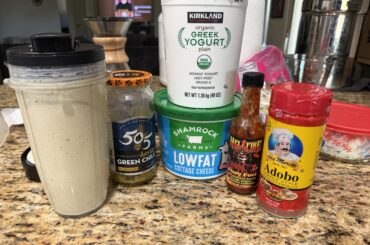 Blended all this to make a healthy creamy hot sauce