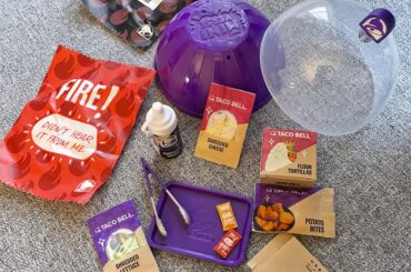 The cutest spicy potato soft taco kit