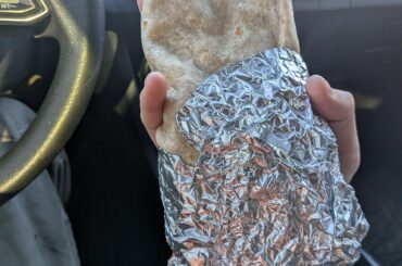 My local taqueria when I order the "small" $4 bean and cheese burrito