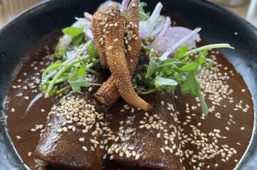 Puerco Mole Enchiladas