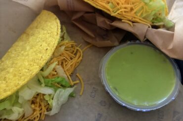 Shoutout to 2 Crunchy Tacos and a side of Guac at Taco Bell for being blood sugar friendly