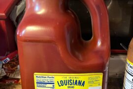 I bought a whole gallon of hot sauce