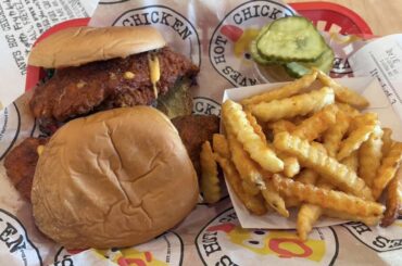 Daves hot chicken #2 combo extra hot