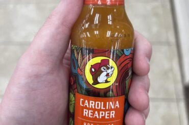 got carolina reaper sauce from buc-ee’s