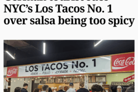 German tourist sues NYC taqueria over salsa being too spicy