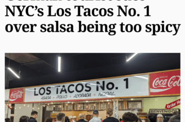 German tourist sues NYC taqueria over salsa being too spicy