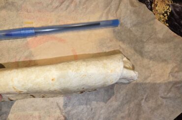 3 DOLLARS FOR THIS BEAN BURRITO