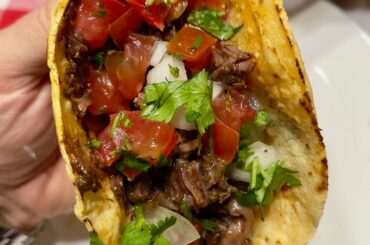 Homemade barbacoa attempt.