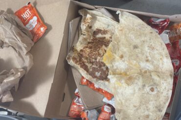 Nice. Half my quesadilla