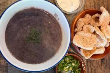 Black bean soup