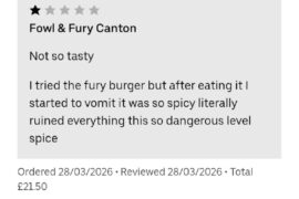 Bad reviews for my Hot chicken restaurant