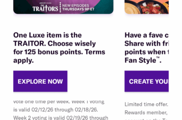 So that Traitors game was only for 2 weeks?