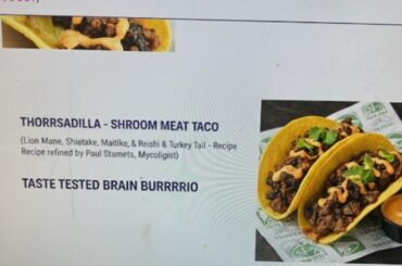 Hey Taco Bell Guy who takes ideas? Do this one please. Shroommeat tacos?