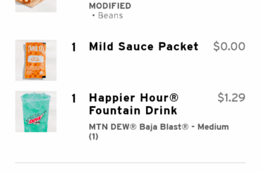 27 mild sauces for one burrito lol