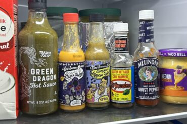 How’s my selection? Would you eat at my house if you left your favorite sauce at home?