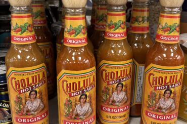 Different colors Cholula from Ross.