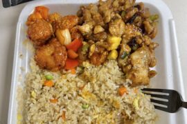 Panda Express’s new Dynamite Sweet & Sour Chicken. Had a nice flavor and decent heat to it. They also give you a a Buldak packet in case it’s not hot enough for you.