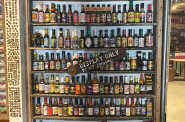 Stopped in a random bbq shop in Texas that had more sauce on the wall than I’ve ever seen