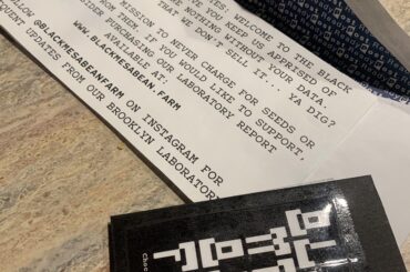 Received the Free Chocolate Scotch Bonnets offered by Black Mesa Bean Farm