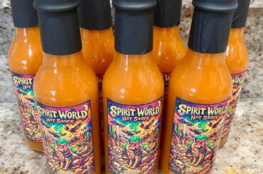 Newest homemade home-grown habanero hot sauce