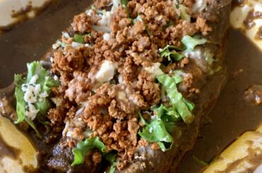 Enmoladas con pollo y chorizo