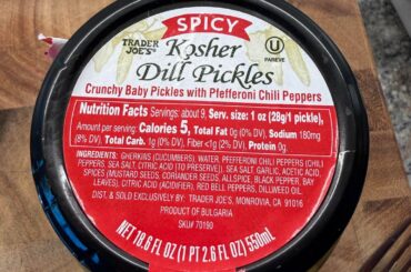 Trader Joe’s Spicy Kosher Pickles
