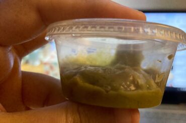 Paid for a side of guac